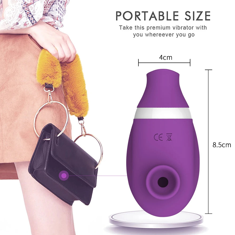 Clitoral Suction Vibrator with 7 Speeds for Pleasure