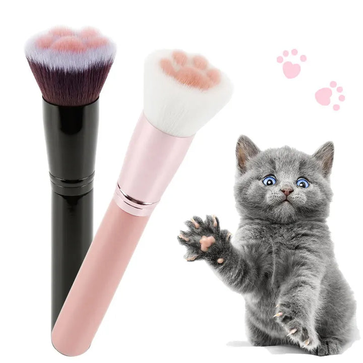 Soft Cat Paw Makeup Brush — Kitten-Soft Blending for Face