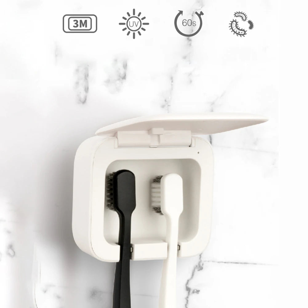 UV Toothbrush Sterilizer — 99.9% Germ Kill in Minutes