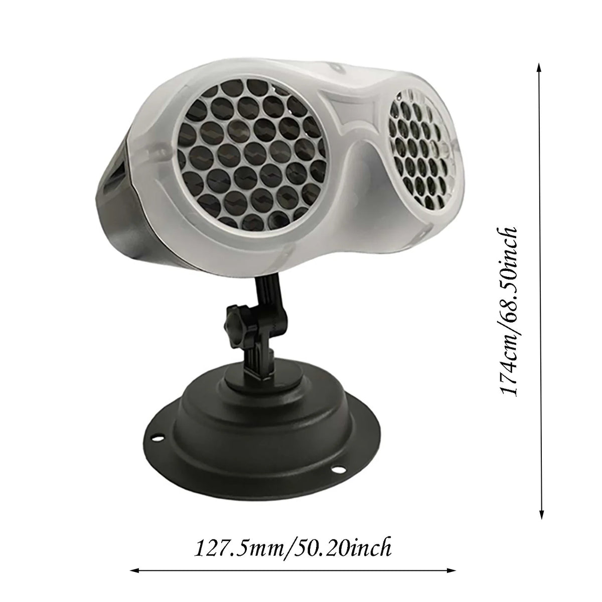 Snow Projection Night Light Table Lamp for Calm Rooms