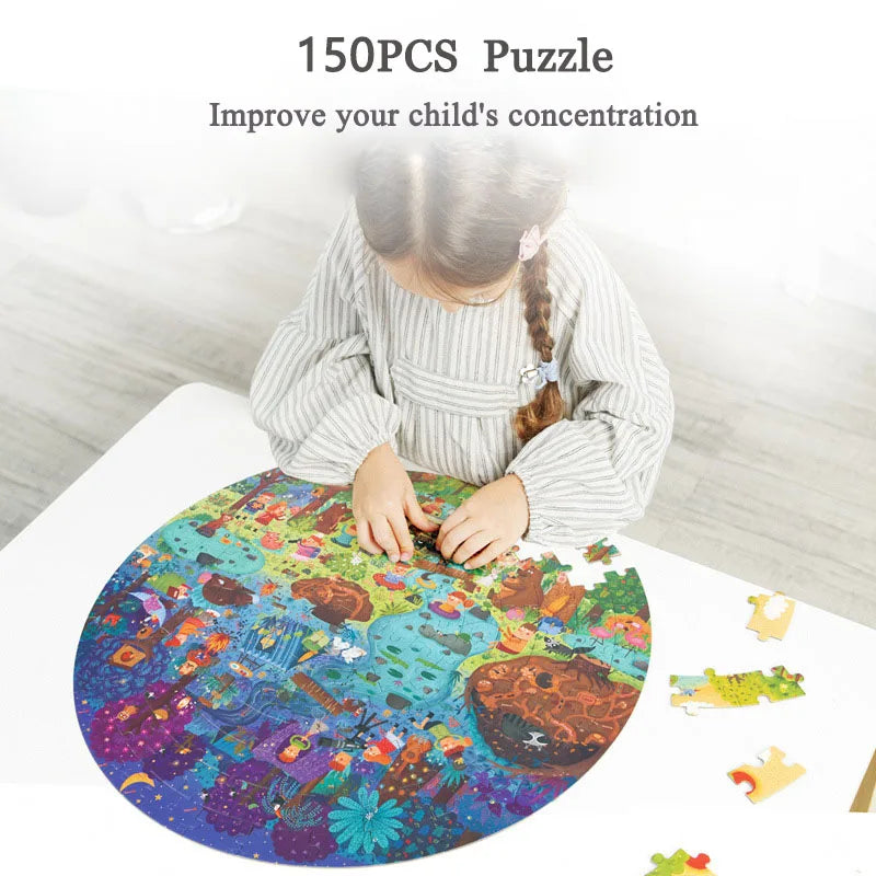 150-Piece Kids’ Jigsaw Puzzle Set for Curious Minds