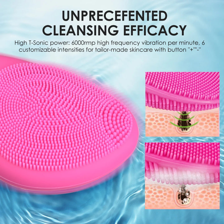 Silicone Facial Cleansing Brush — Deep Clean