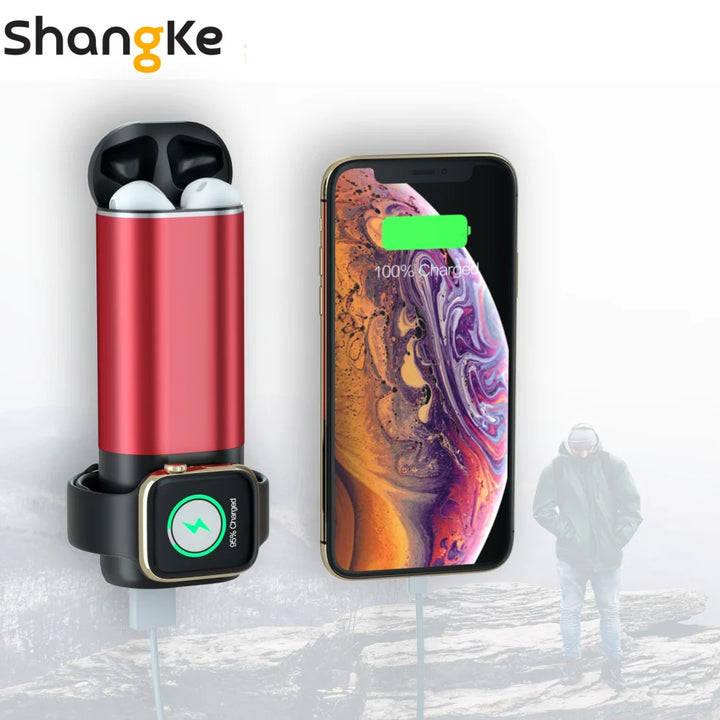 Wireless Power Bank for iPhone & Apple Watch