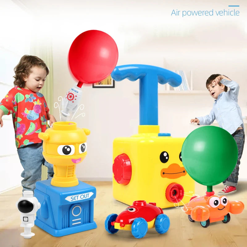 Balloon Launch Tower Toy for Hands-On STEM Experiment
