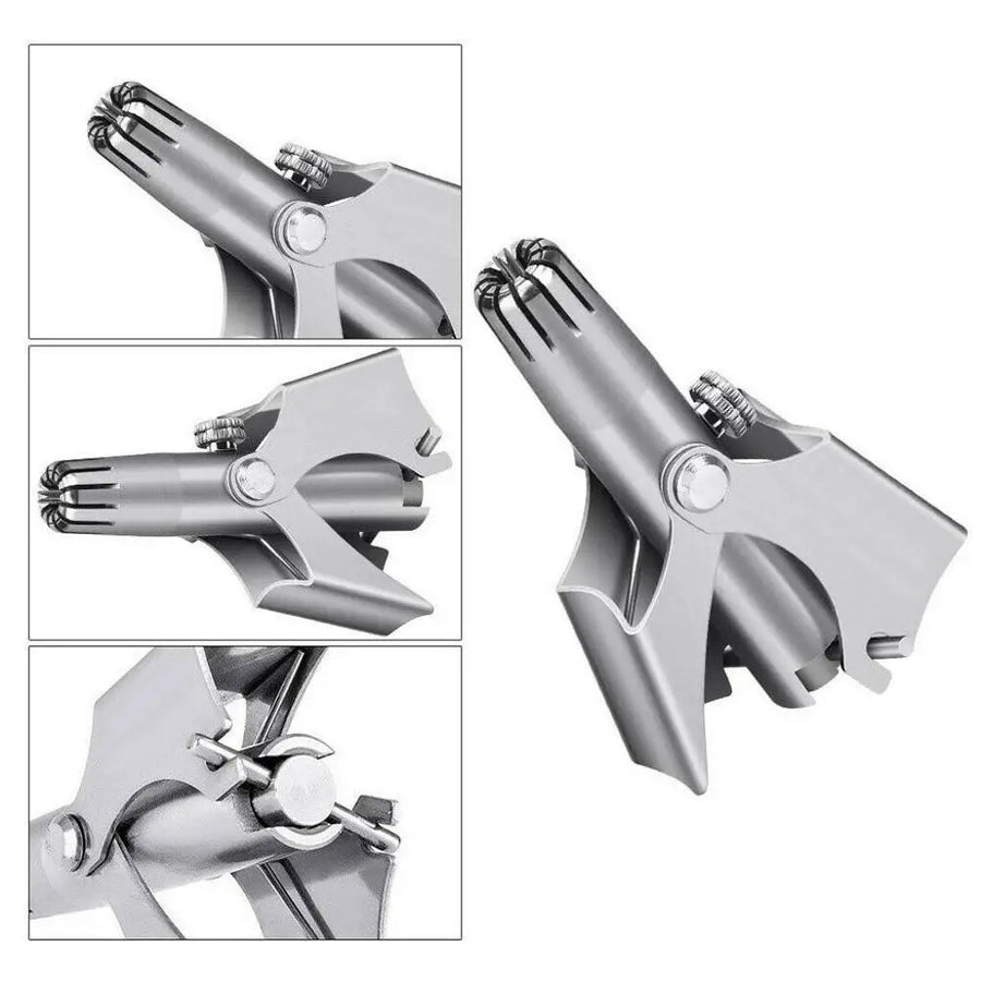 Stainless Steel Nose Ear Trimmer — Painless Manual Grooming
