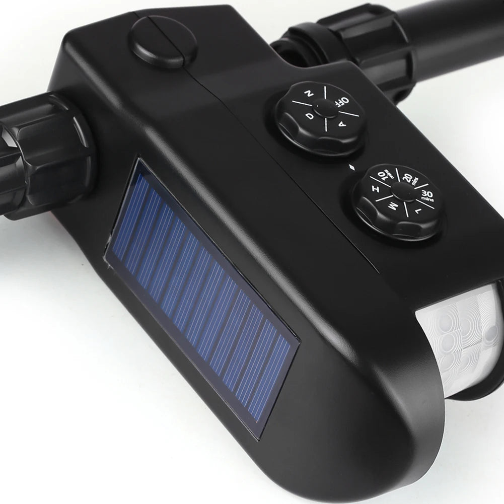 Solar Motion Sprinkler for Garden Animal Repellent
