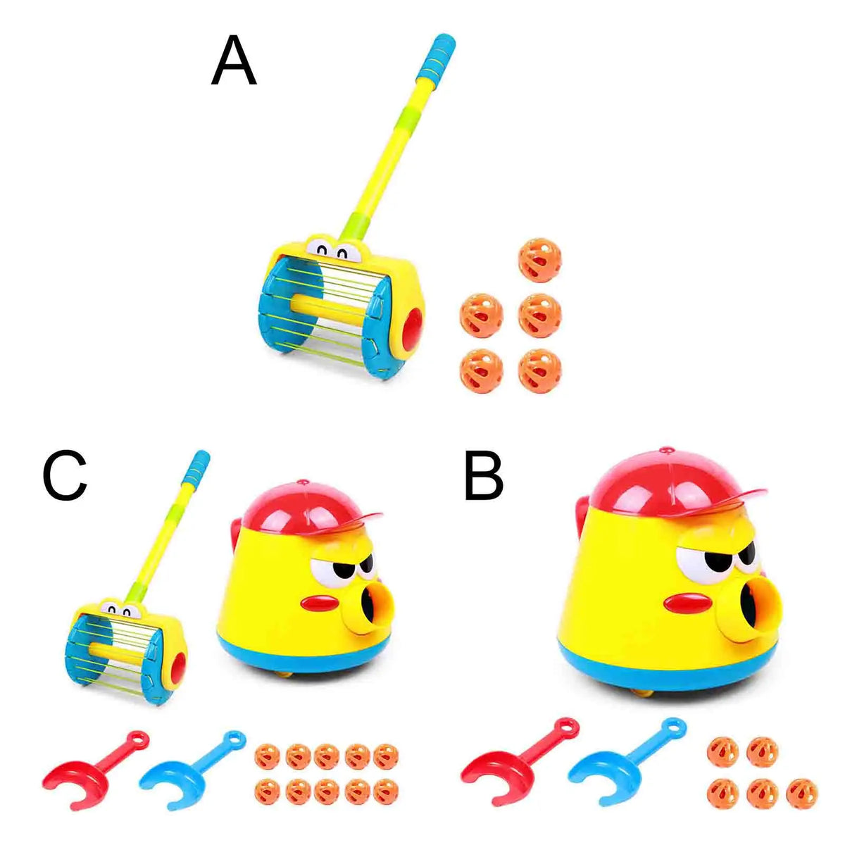 Electric Baby Vacuum Toy with Whirl Ball Launcher Play