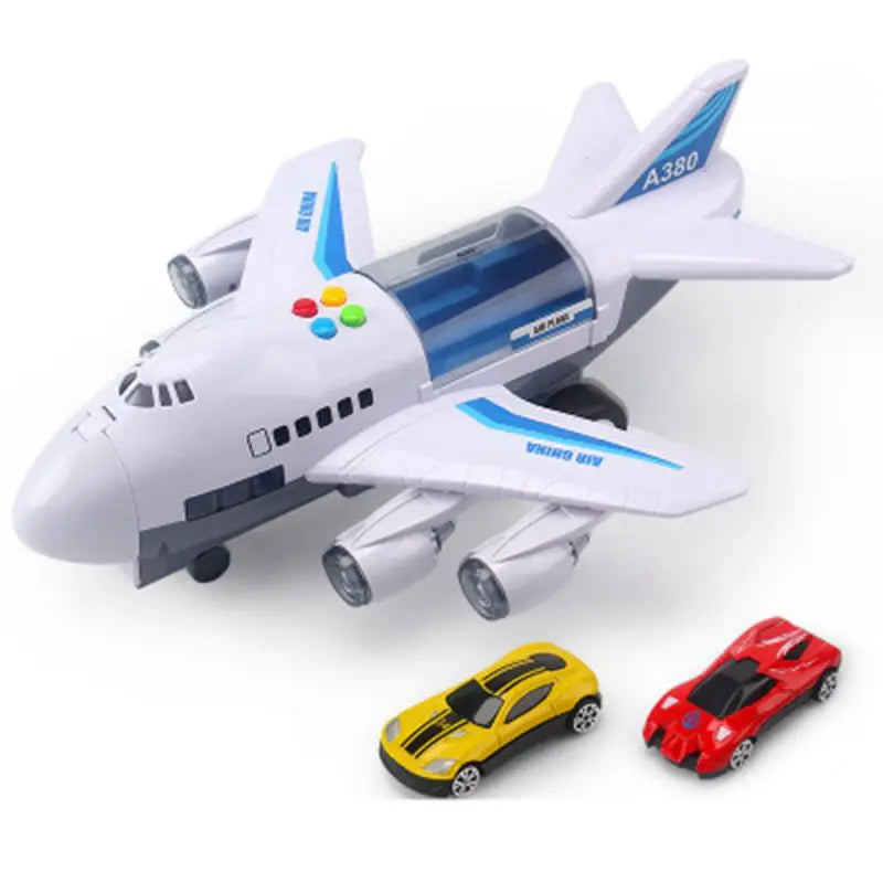 Passenger Plane Track Toy for Musical Pretend Play