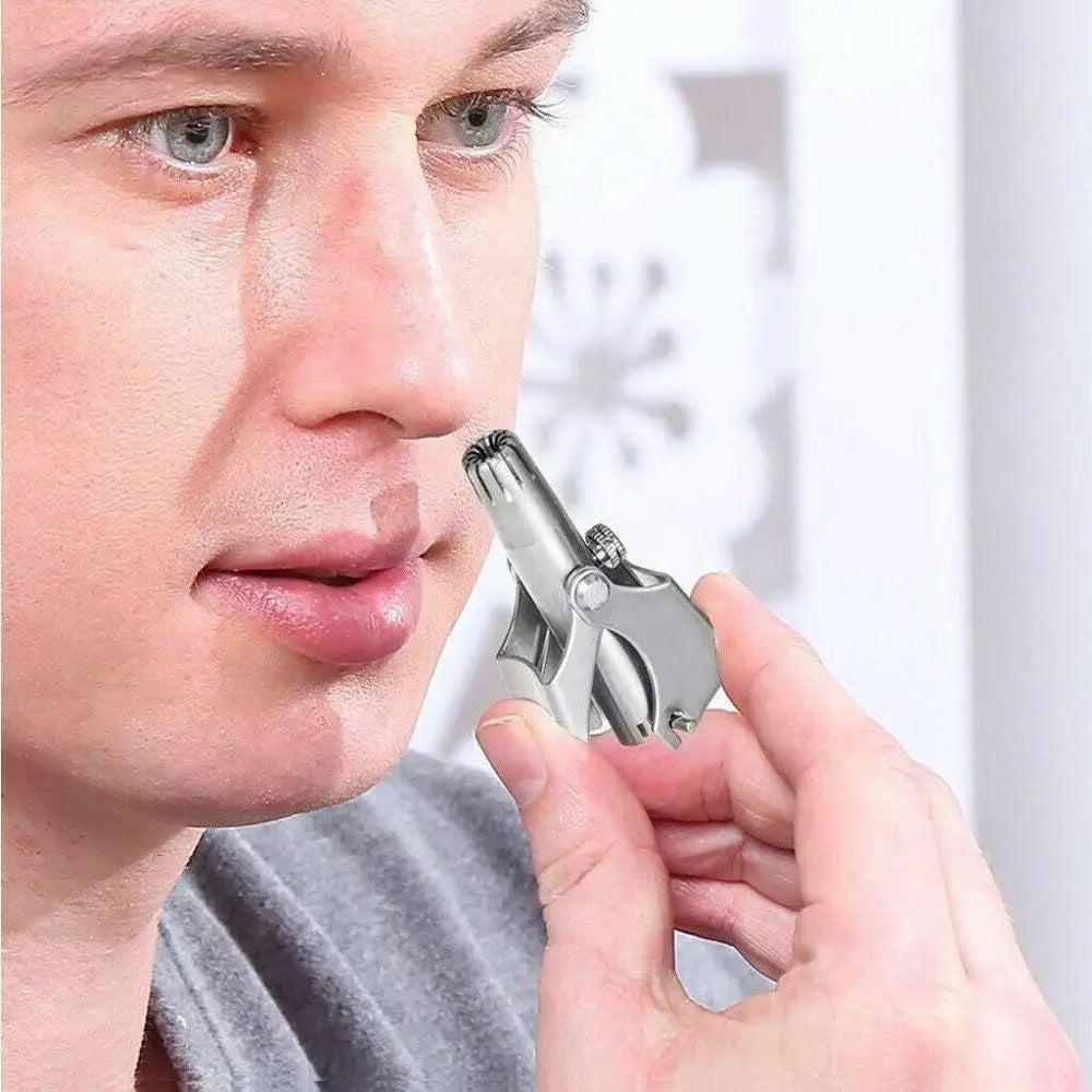 Stainless Steel Nose Ear Trimmer — Painless Manual Grooming