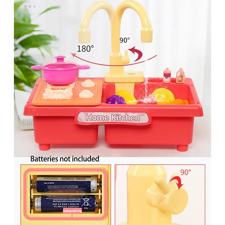 Pretend Play Kitchen Sink Toys for Screen-Free Fun