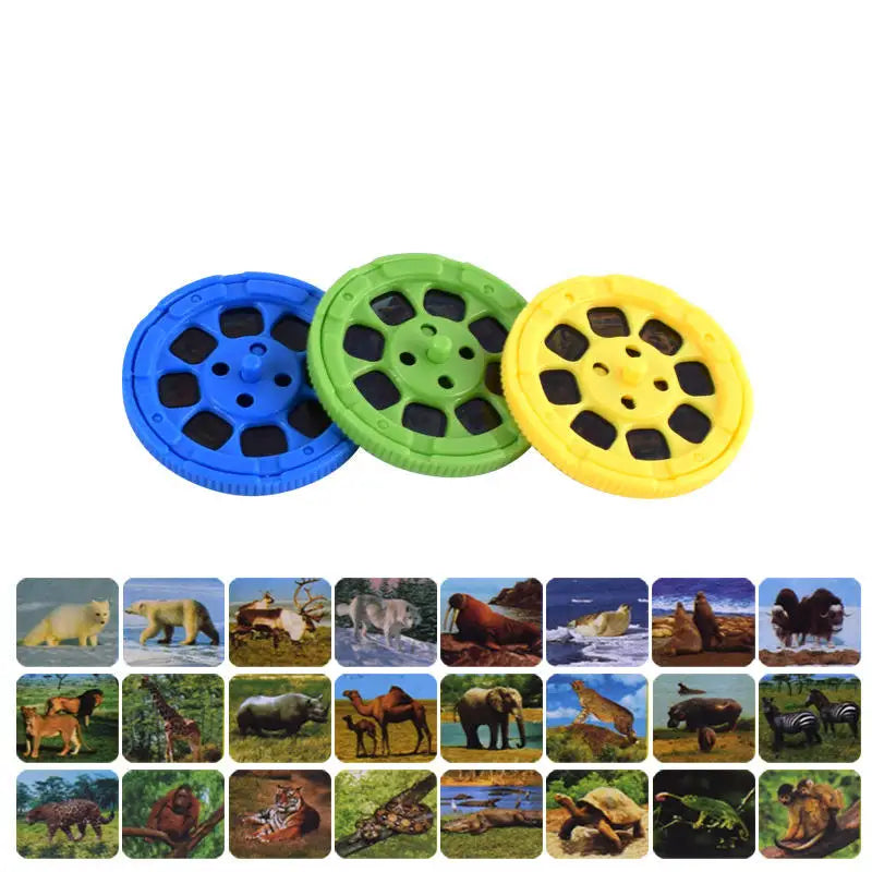 Dinosaur Slide Projector Puzzle Toy for Shared Play