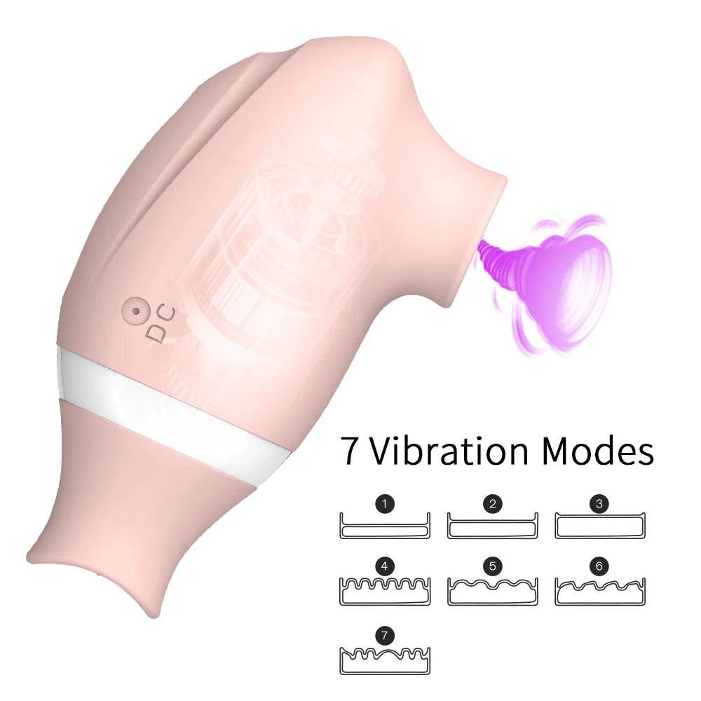Clitoral Suction Vibrator with 7 Speeds for Pleasure