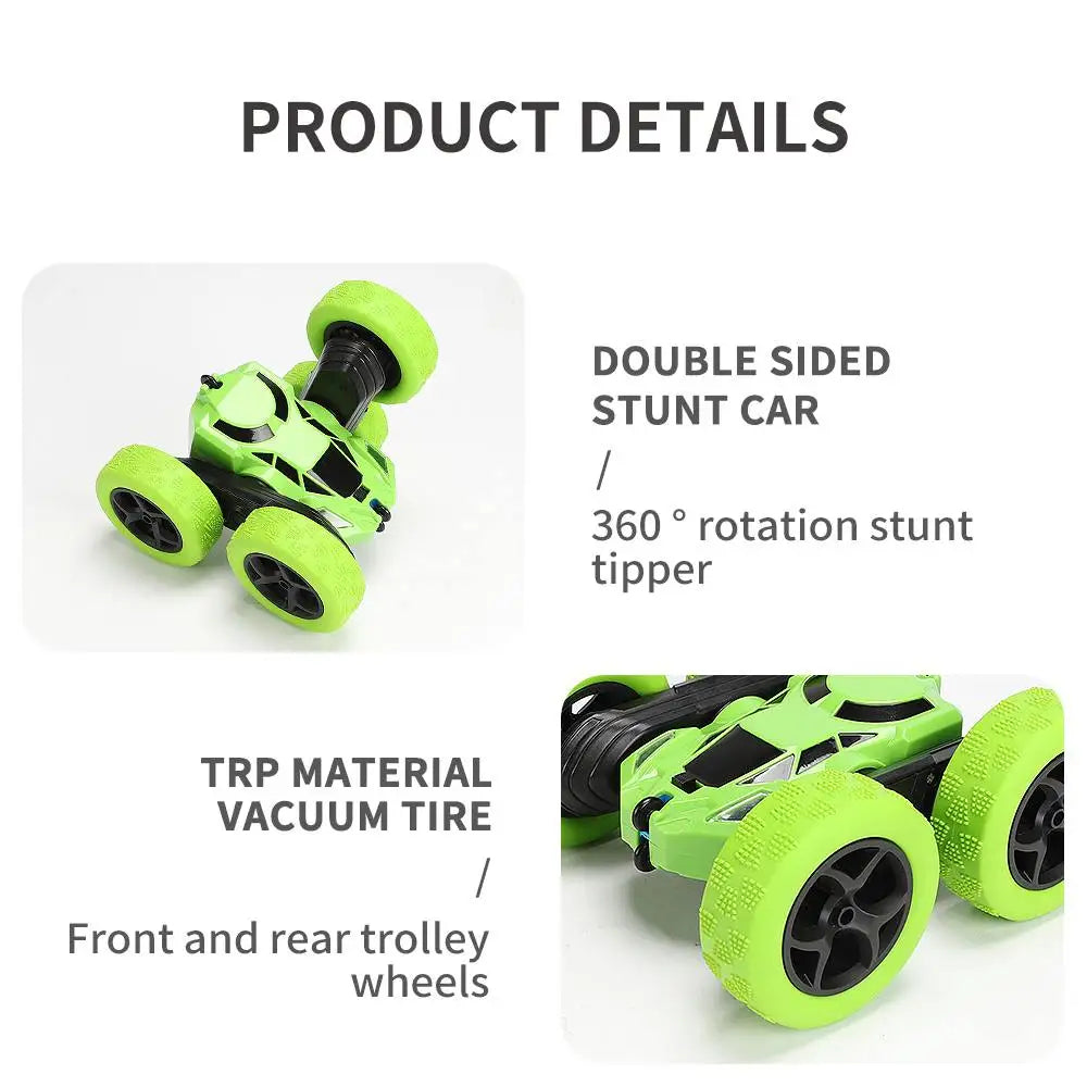 RC Stunt Car 1:16 With 360° Flips and LED Lights