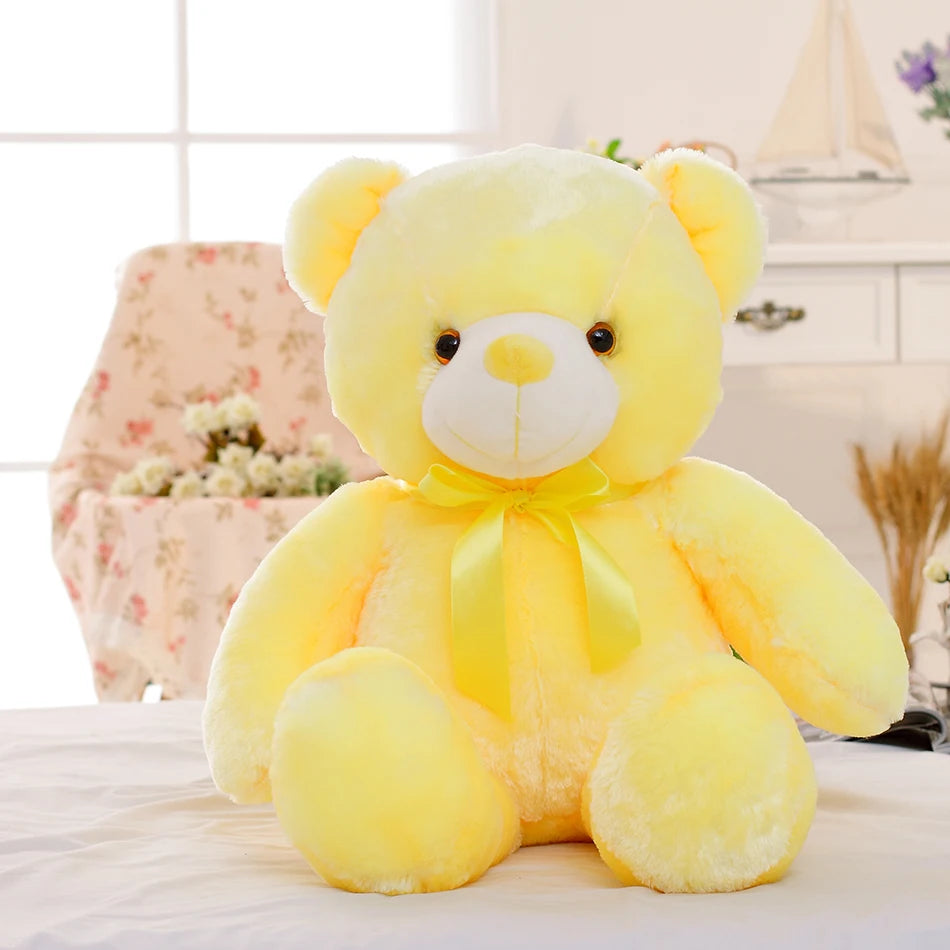 50cm LED Teddy Bear Plush Toy for Colorful Cozy Glow