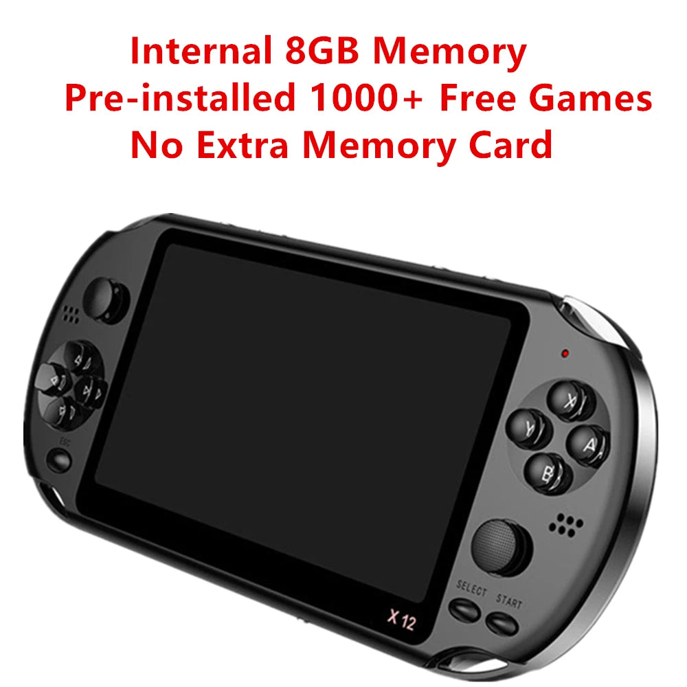 Handheld Game Console — 1000 Retro Games Preloaded, 5.1"