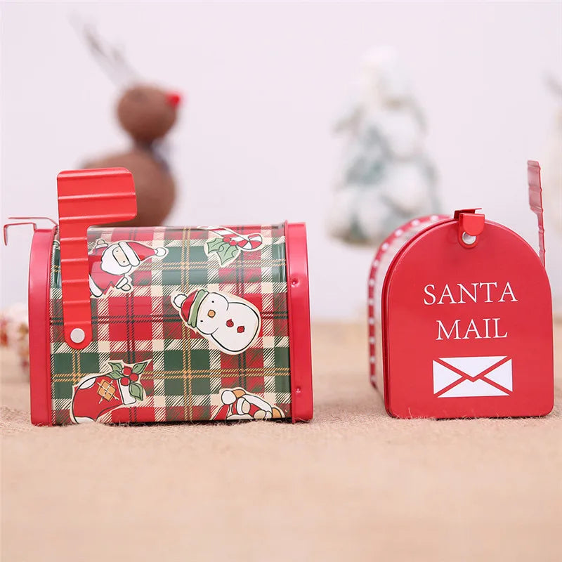 Christmas Candy Gift Box | Reusable Tin Storage Box