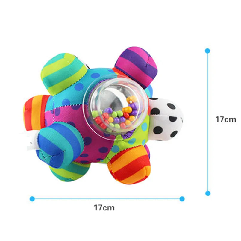 Baby Rattle Ball Toy for Grasping and Sensory Play