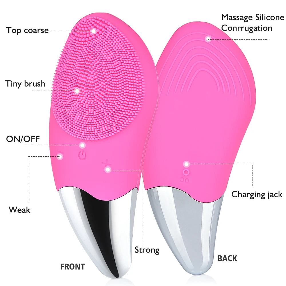 Silicone Facial Cleansing Brush — Deep Clean