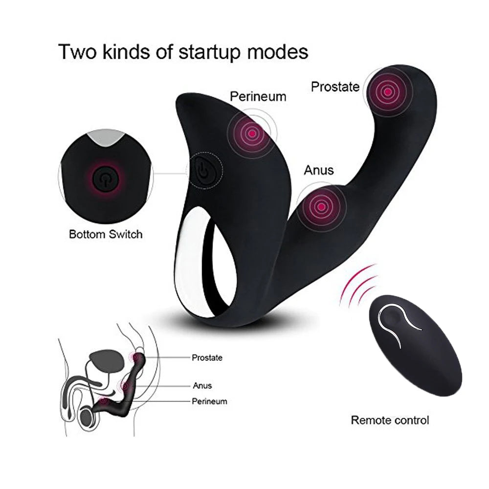 Remote Prostate Massager for Personalized Deep Relief