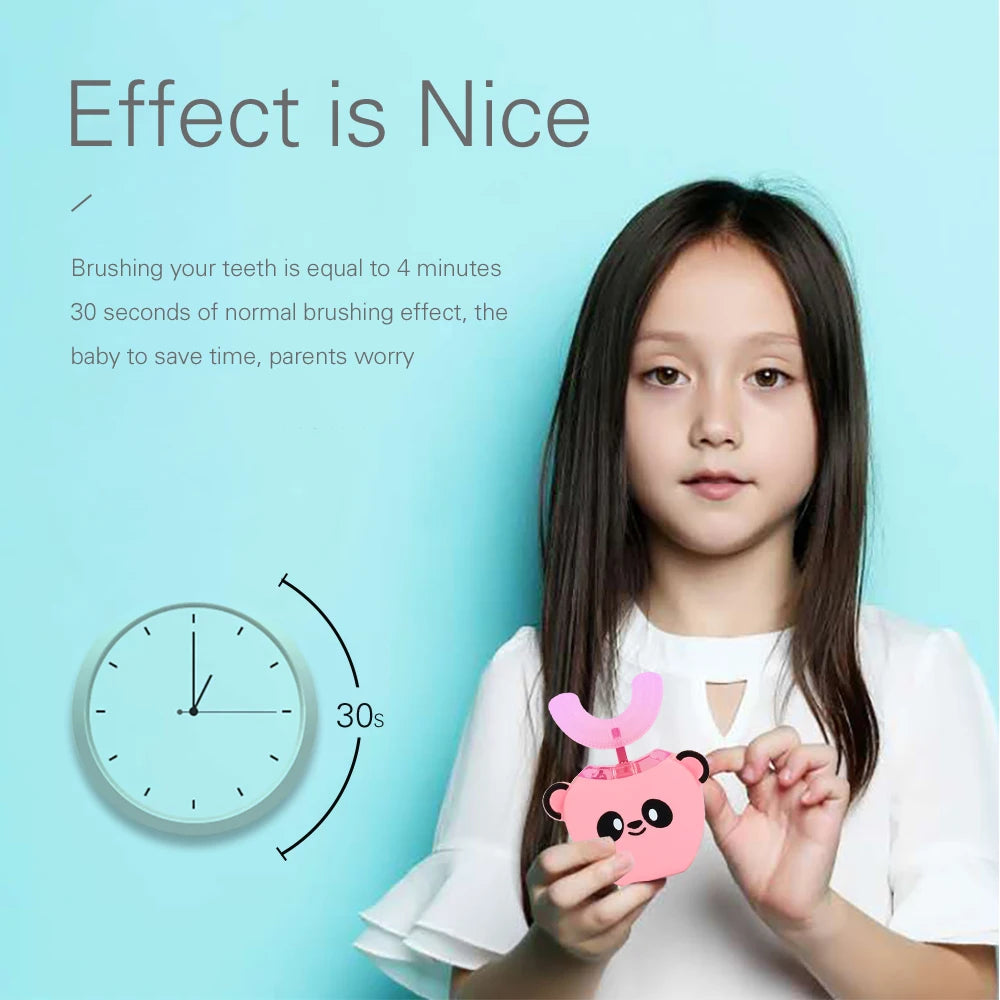Kids U-Shaped Sonic Toothbrush for Easier Brushing