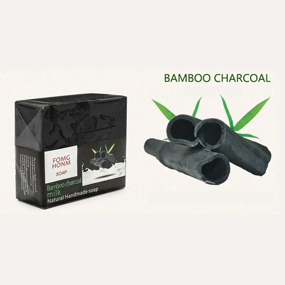 Rose Bamboo Charcoal Soap for Gentle Daily Cleansing
