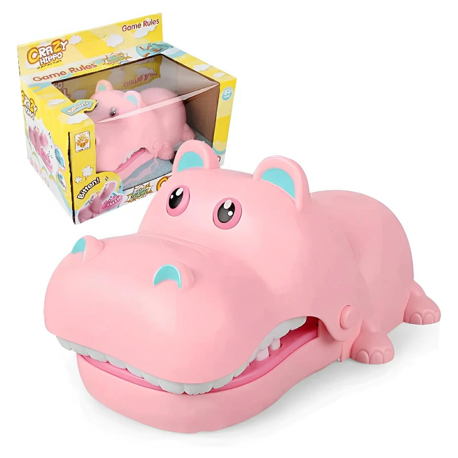 Hippopotamus with teeth - wanelo - store - roman