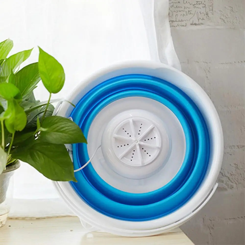 Portable Mini Washing Machine for Travel & Dorm Laundry