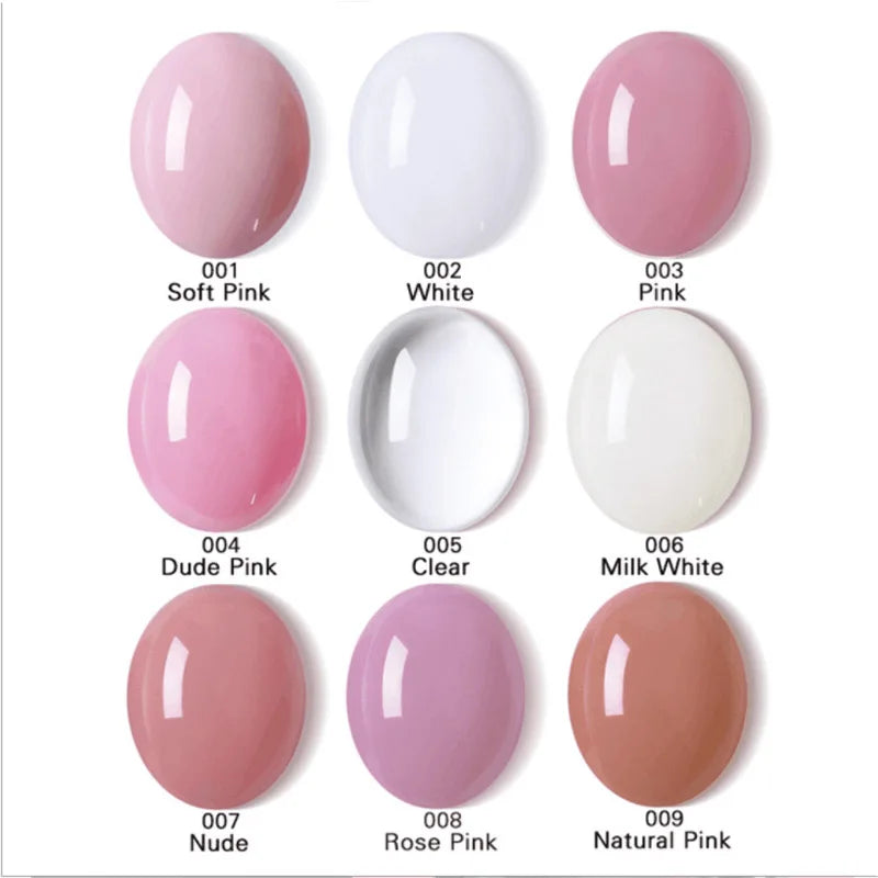 soak off hard builder gel 9 shades