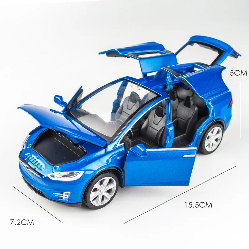 Tesla Model X Diecast Car Toy – 1:32 Alloy Gift Model