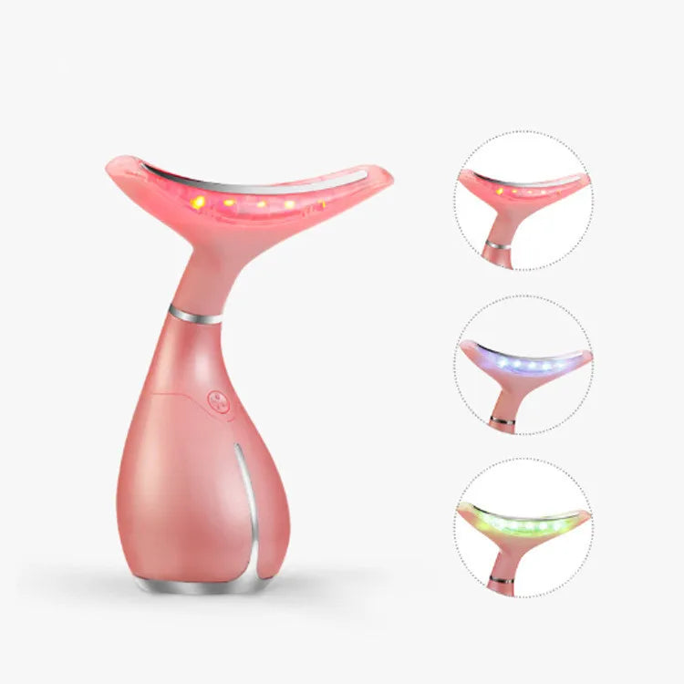LED Light Therapy Neck & Face Lifting Device — Visible