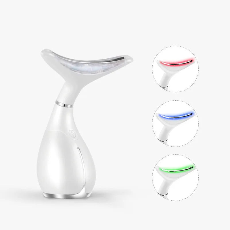 LED Light Therapy Neck & Face Lifting Device — Visible