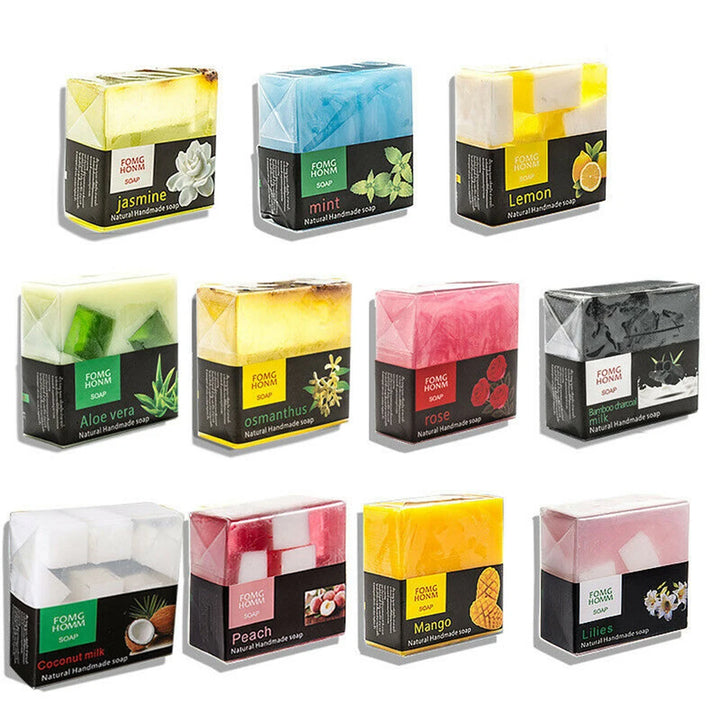 Rose Bamboo Charcoal Soap for Gentle Daily Cleansing