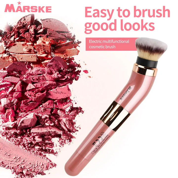 Electric Makeup Brush for Loose Powder, 360° Rotation
