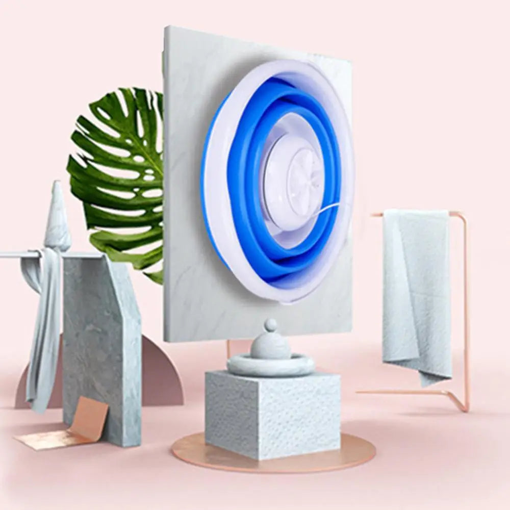Portable Mini Washing Machine for Travel & Dorm Laundry
