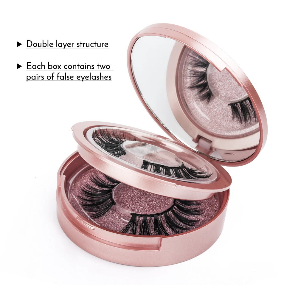 Magnetic False Eyelashes with Eyeliner, 5 Magnets