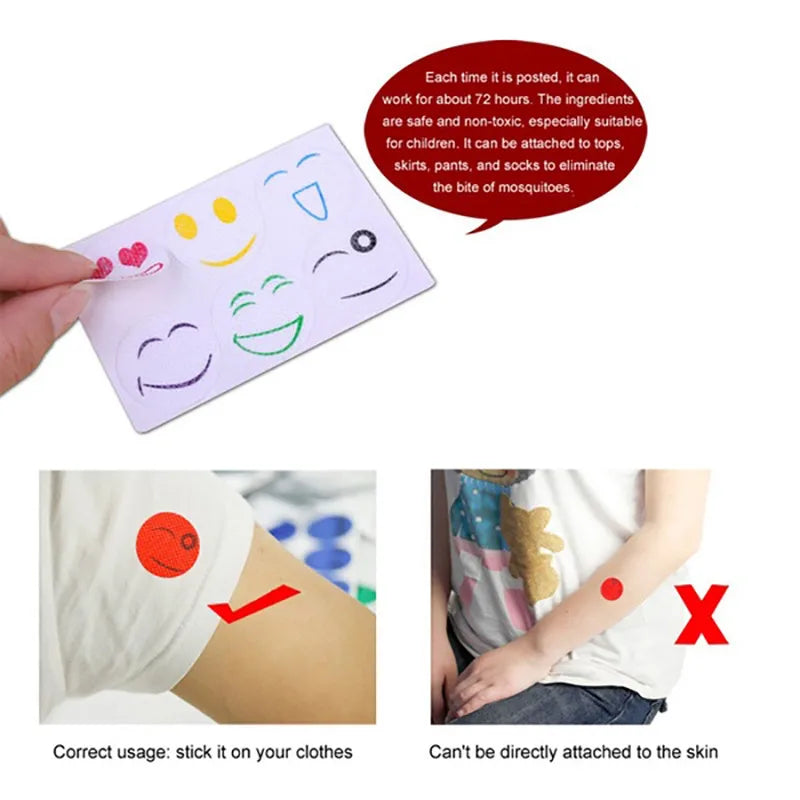 Mosquito Repellent Patches, 300 Natural Oil Stickers