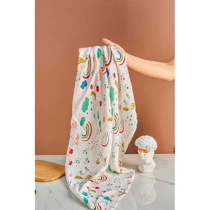 Bamboo Cotton Baby Blanket Set for Soft Everyday Comfort