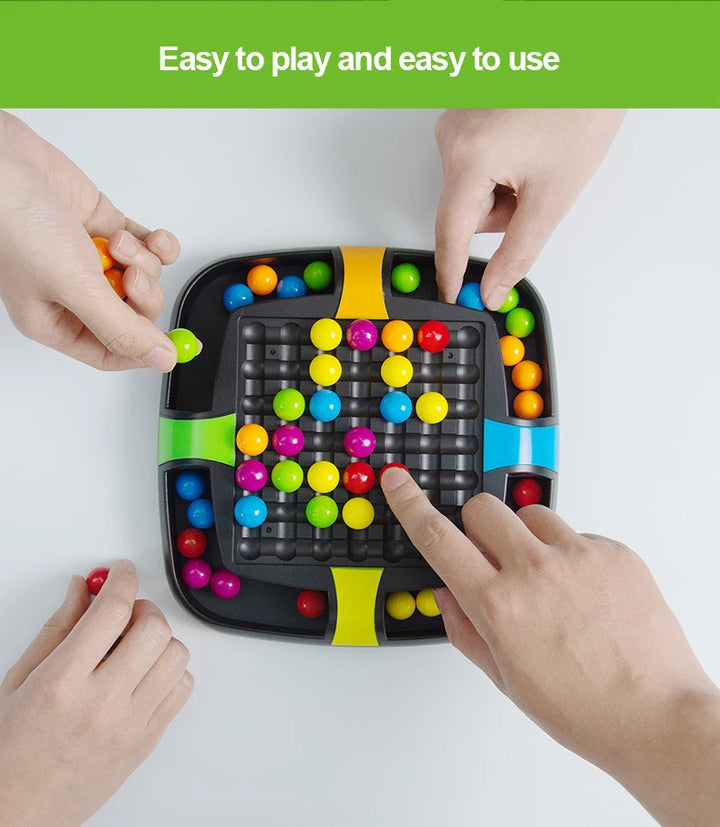 Rainbow Ball Elimination Puzzle Game Toy for Young Kids