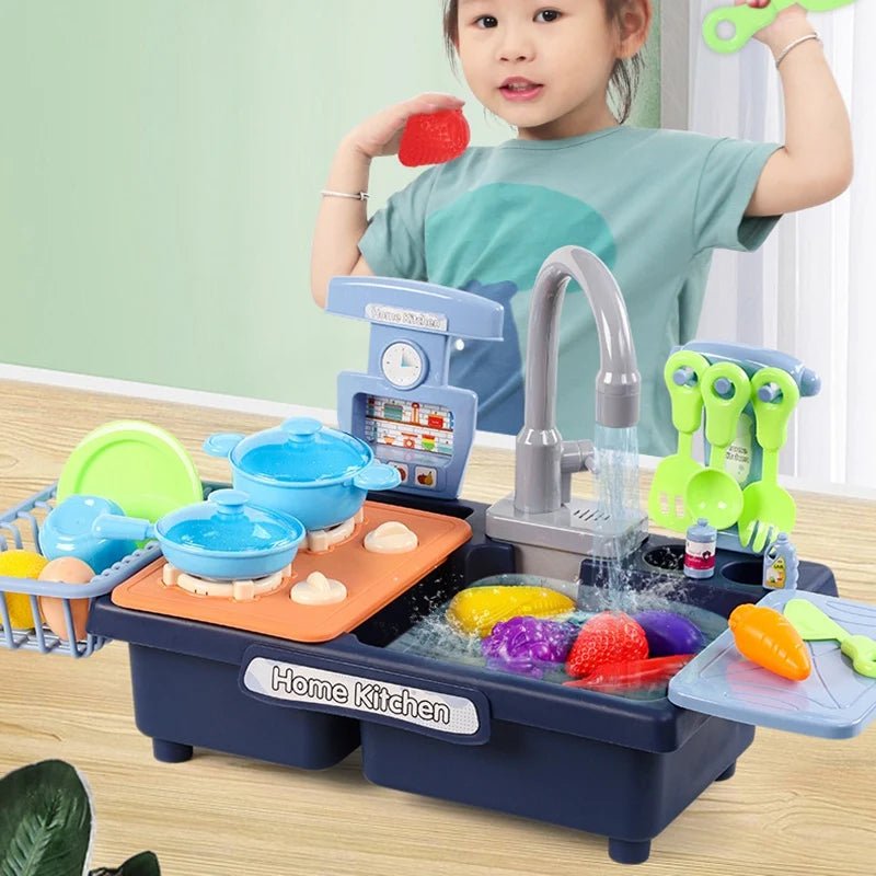 Pretend Play Kitchen Sink Toys for Screen-Free Fun