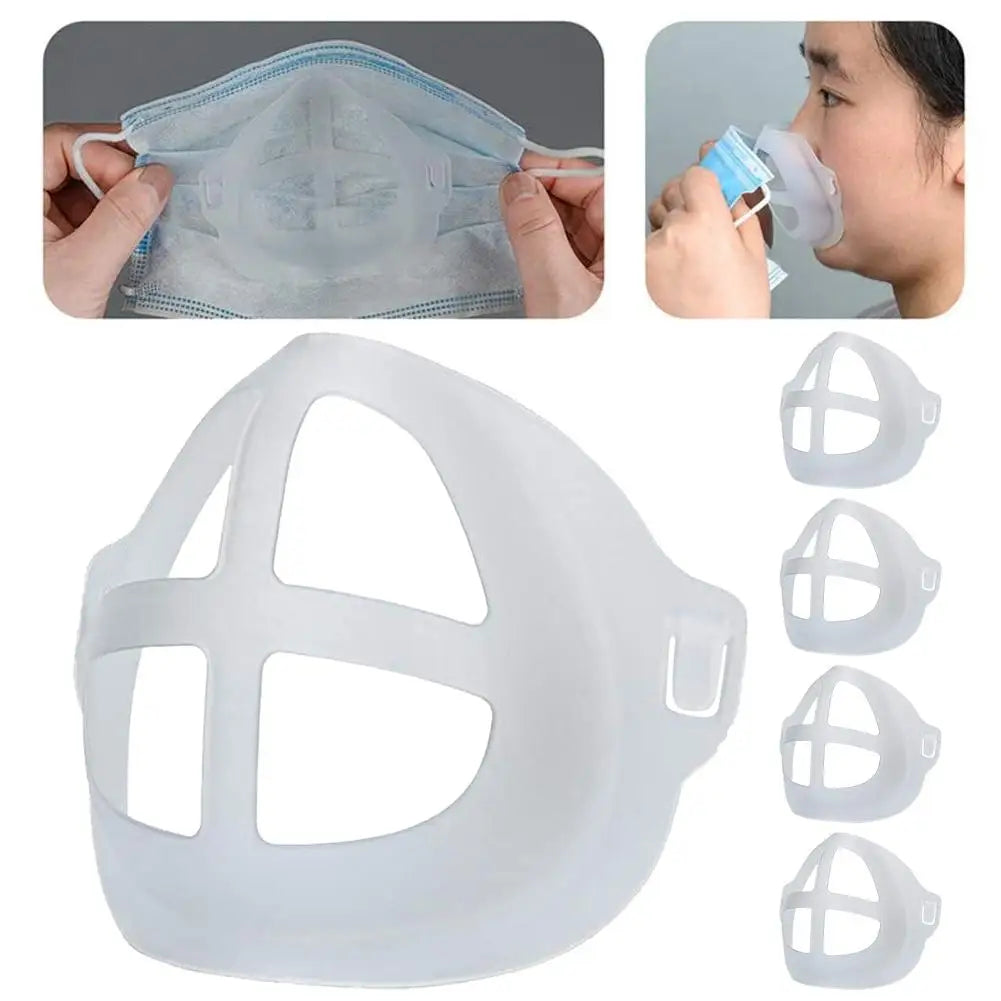 3D Silicone Mask Bracket — Breathe Easier Behind Any Mask