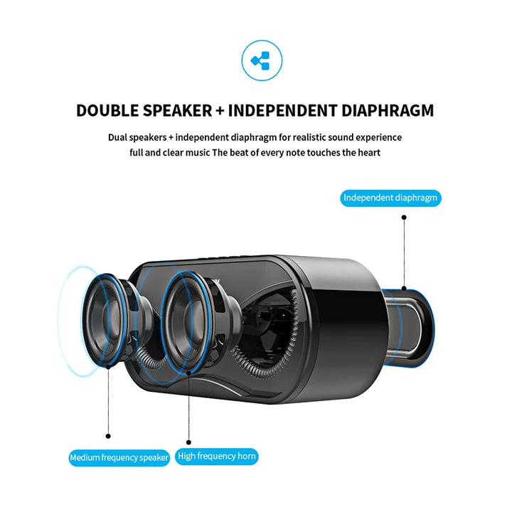Owl Design Bluetooth Speaker with LED Light, Clock, and FM