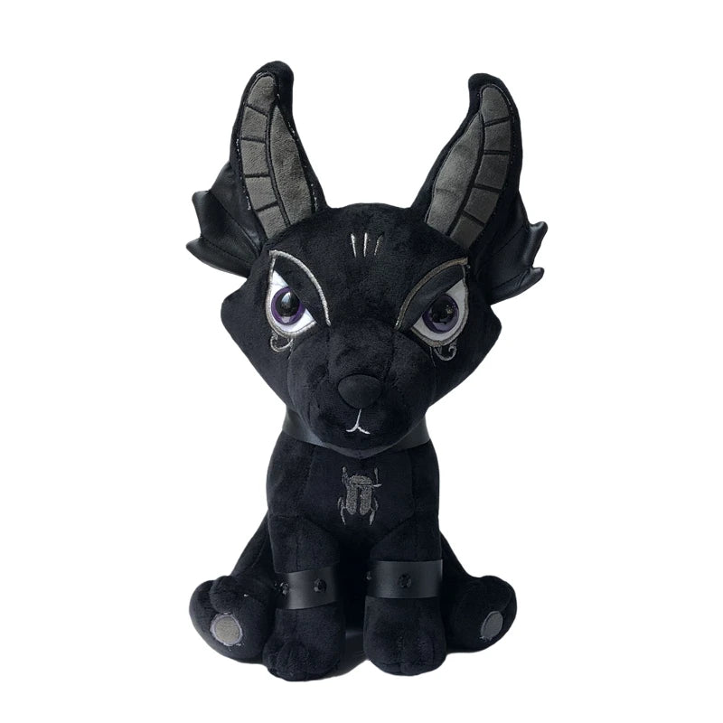 Gothic Plush Rabbit, 35cm Soft Statement Toy