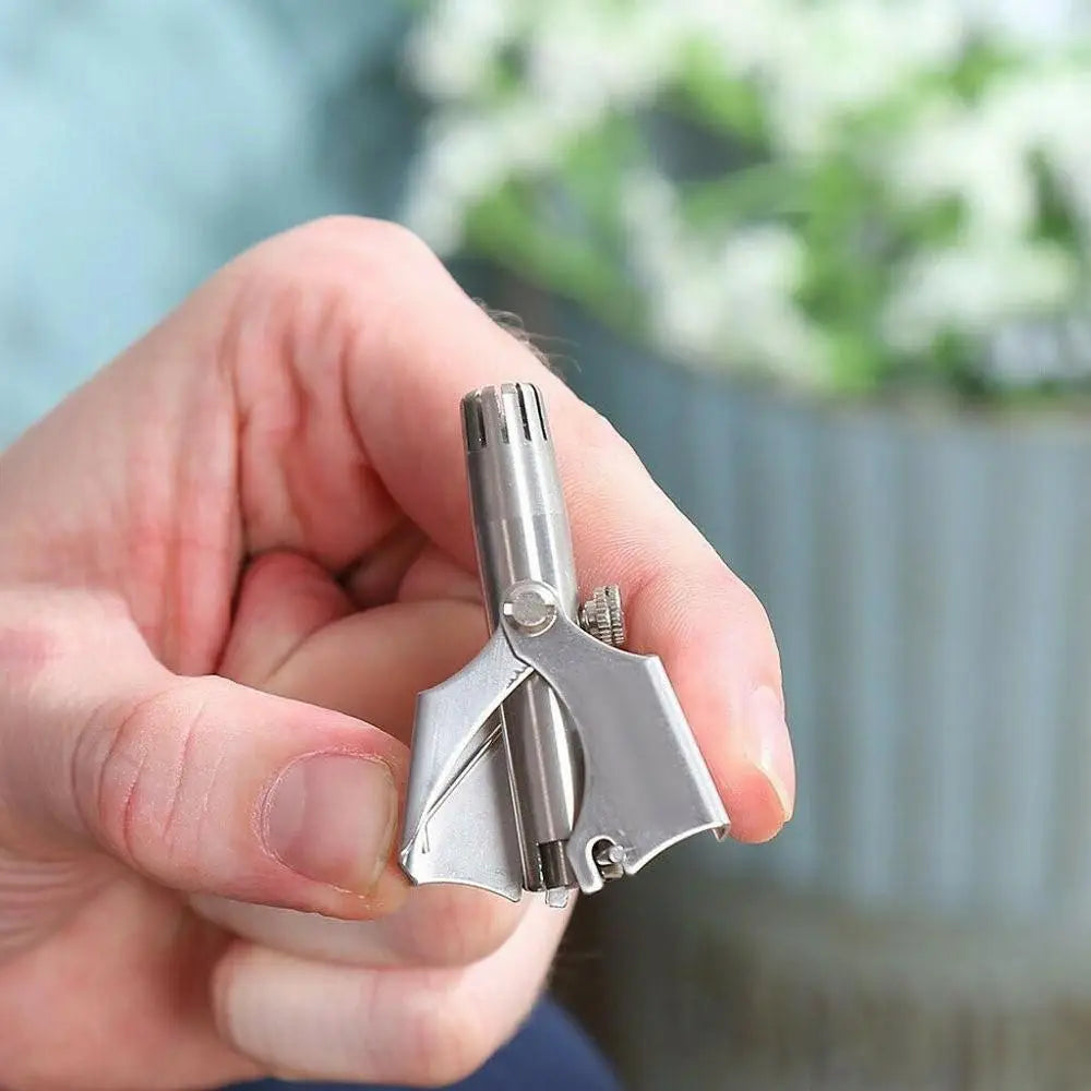 Stainless Steel Nose Ear Trimmer — Painless Manual Grooming