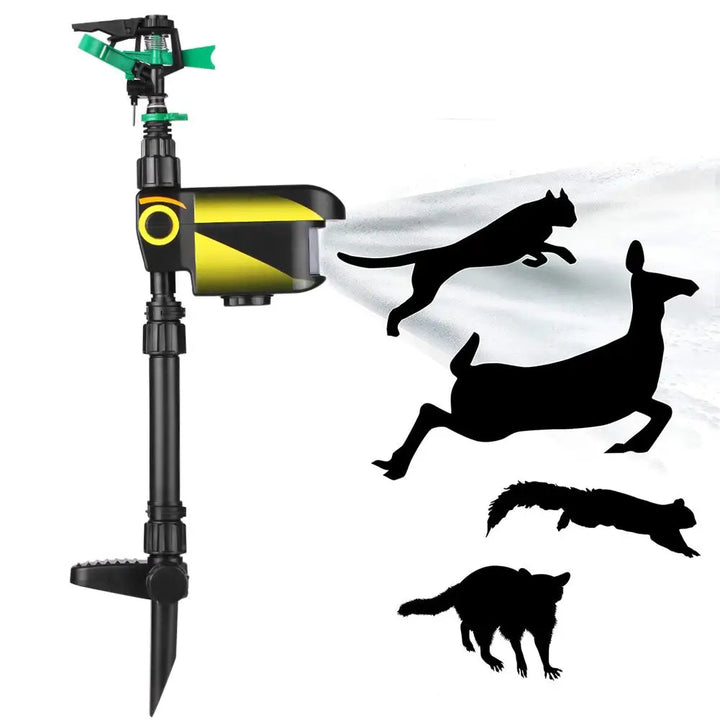 Solar Motion Sprinkler for Garden Animal Repellent