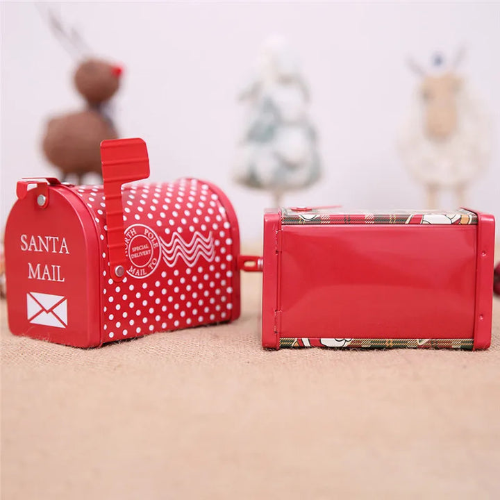 Christmas Candy Gift Box | Reusable Tin Storage Box