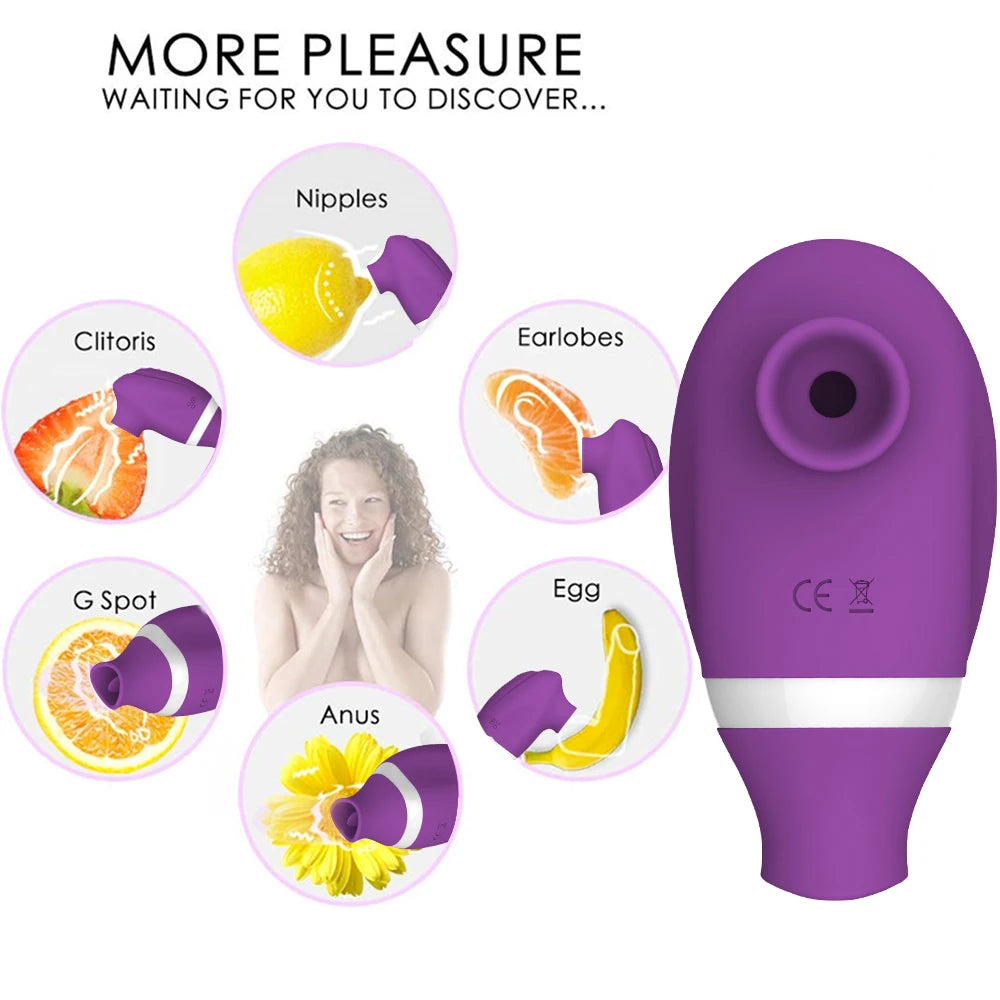 Clitoral Suction Vibrator with 7 Speeds for Pleasure
