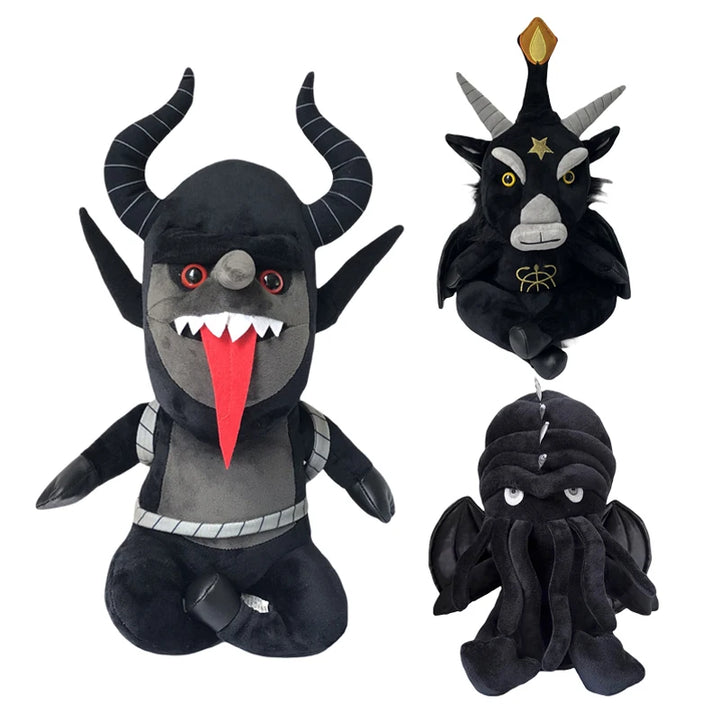 Gothic Plush Rabbit, 35cm Soft Statement Toy