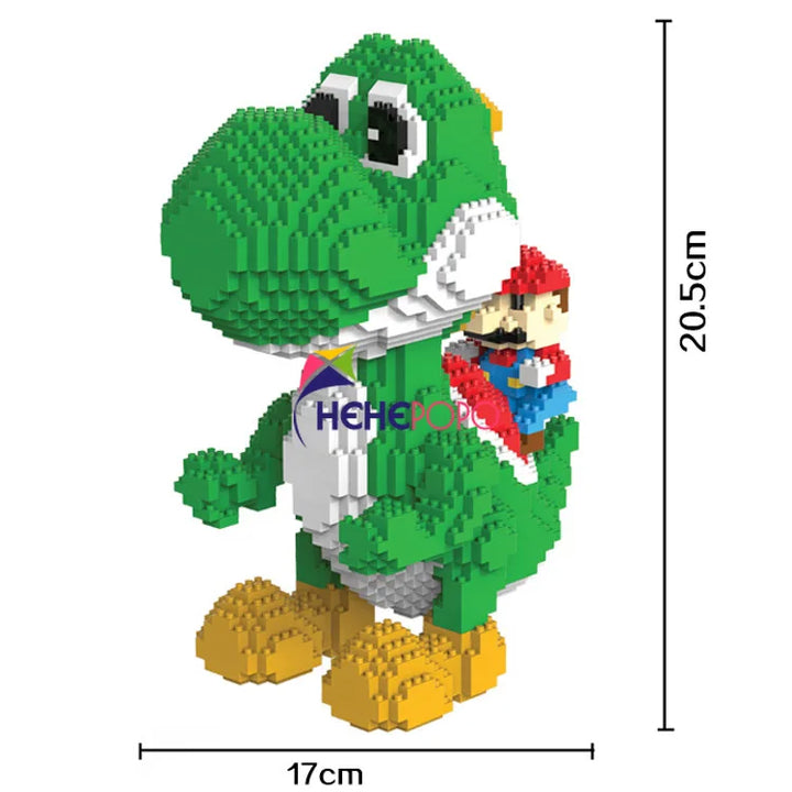Yoshi Mini Building Blocks 2000-Piece Model Toy