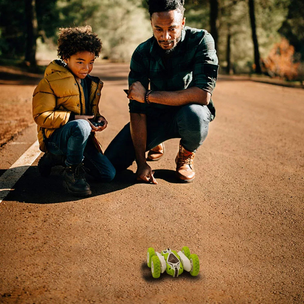 Remote Control Stunt Car for Kids – 360° Flip Drift