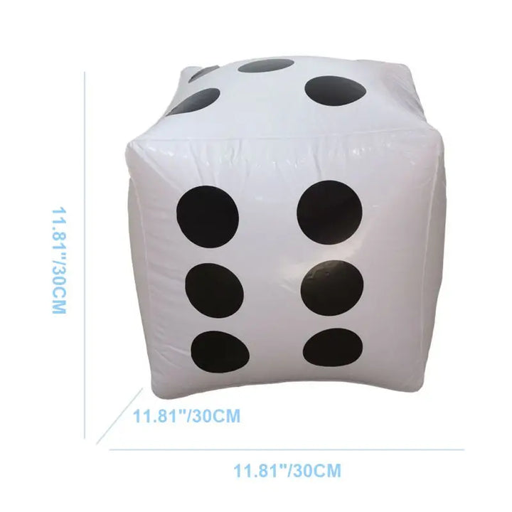 30cm Inflatable Dice for Kids, Parties & Group Games